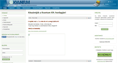 Desktop Screenshot of kvantum.hu
