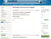 Tablet Screenshot of kvantum.hu